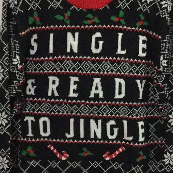 Holiday Party Sweater Single & Ready to Jingle - Picture 2 of 4